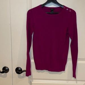 Magenta crew neck sweater